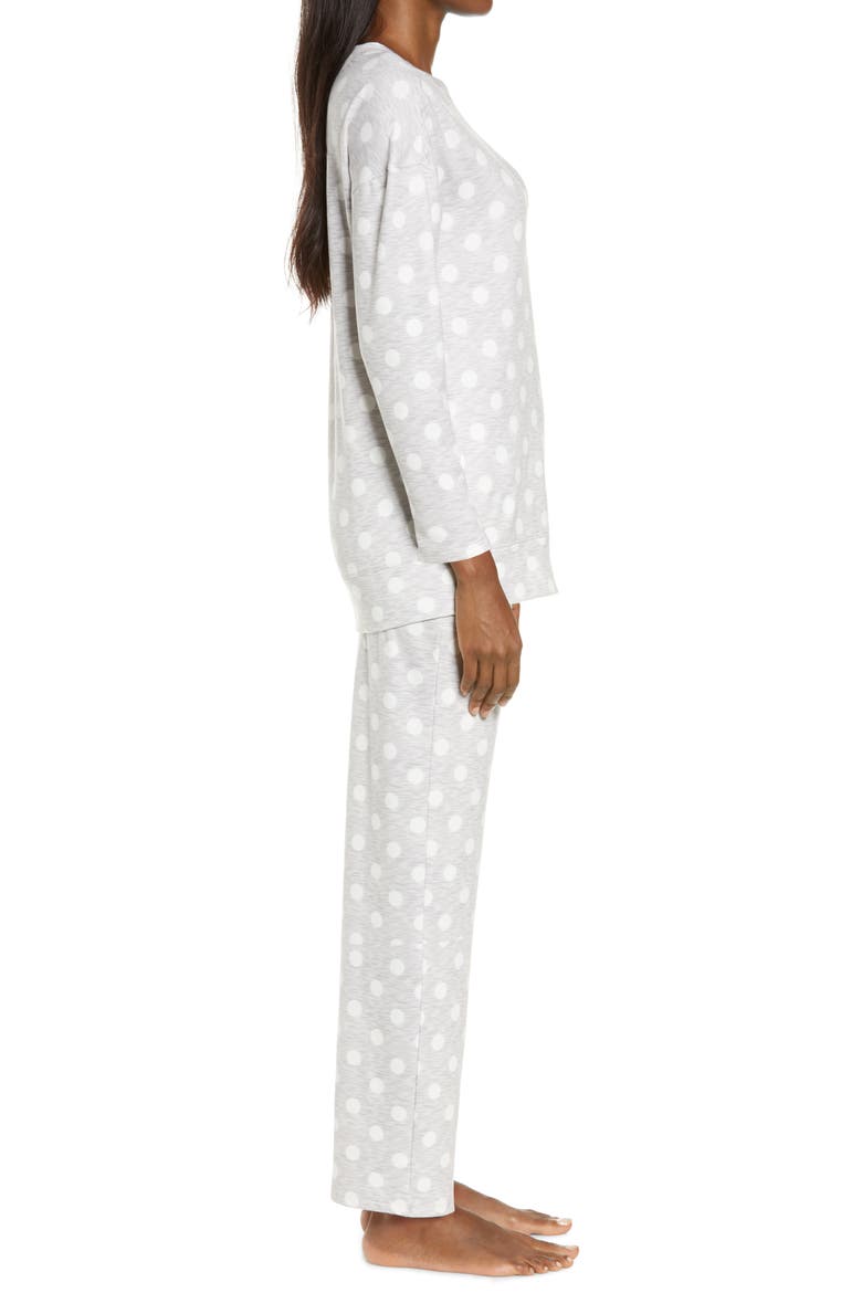 Dot Pajamas, Alternate, color, SUPER DUPER DOTS HEATHER GREY