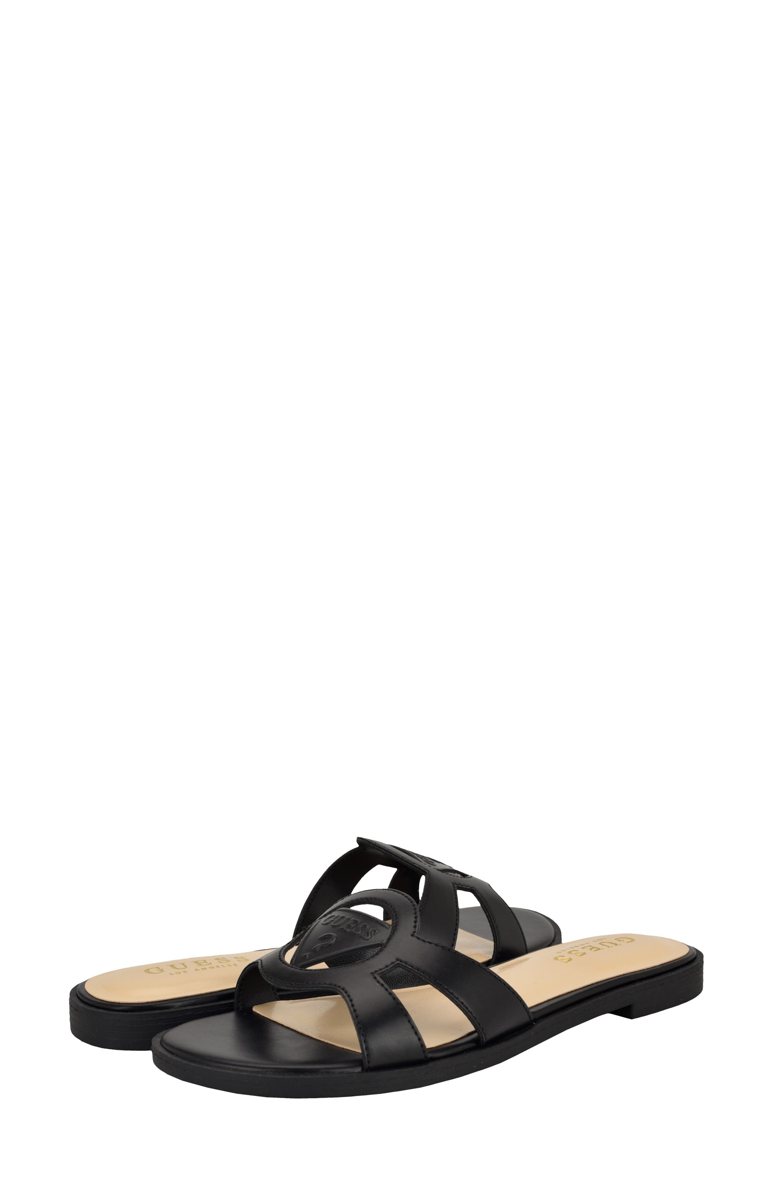 Mazzie Slide Sandal, Alternate, color, BLACK