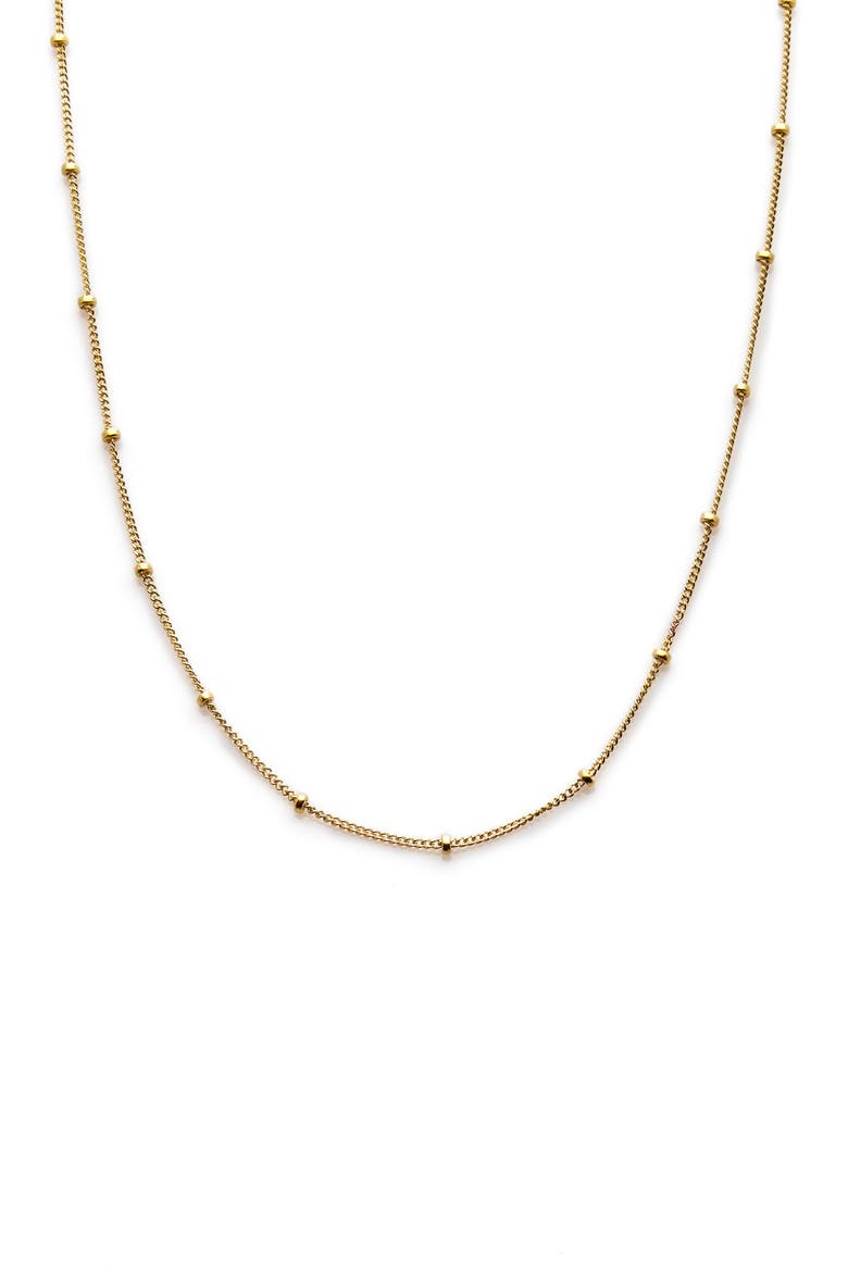 Tiny Dot Choker, Alternate, color, 14K GOLD FILLED