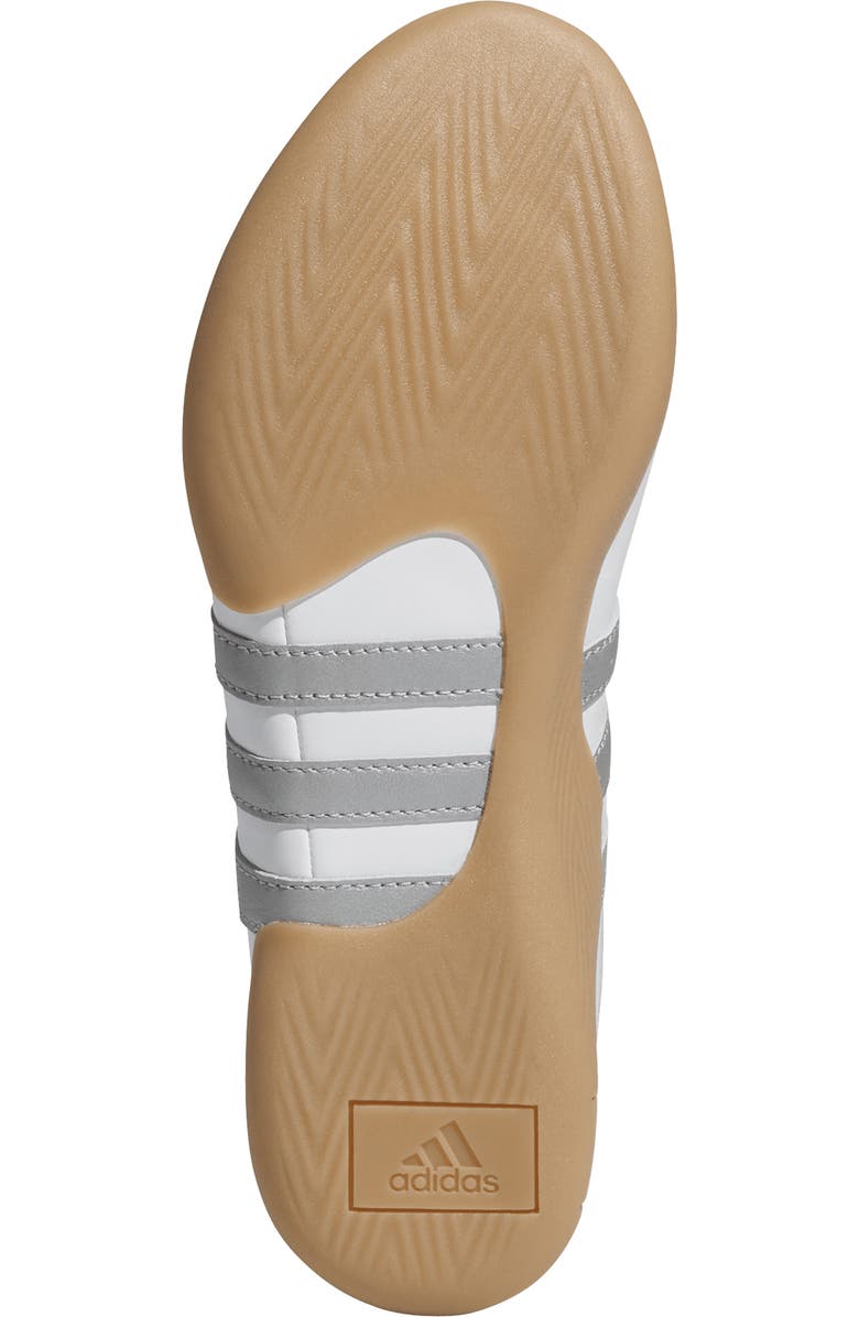 adidas Taekwondo Mei Ballet Flat, Alternate, color, White/ Silver Metallic/ Gum