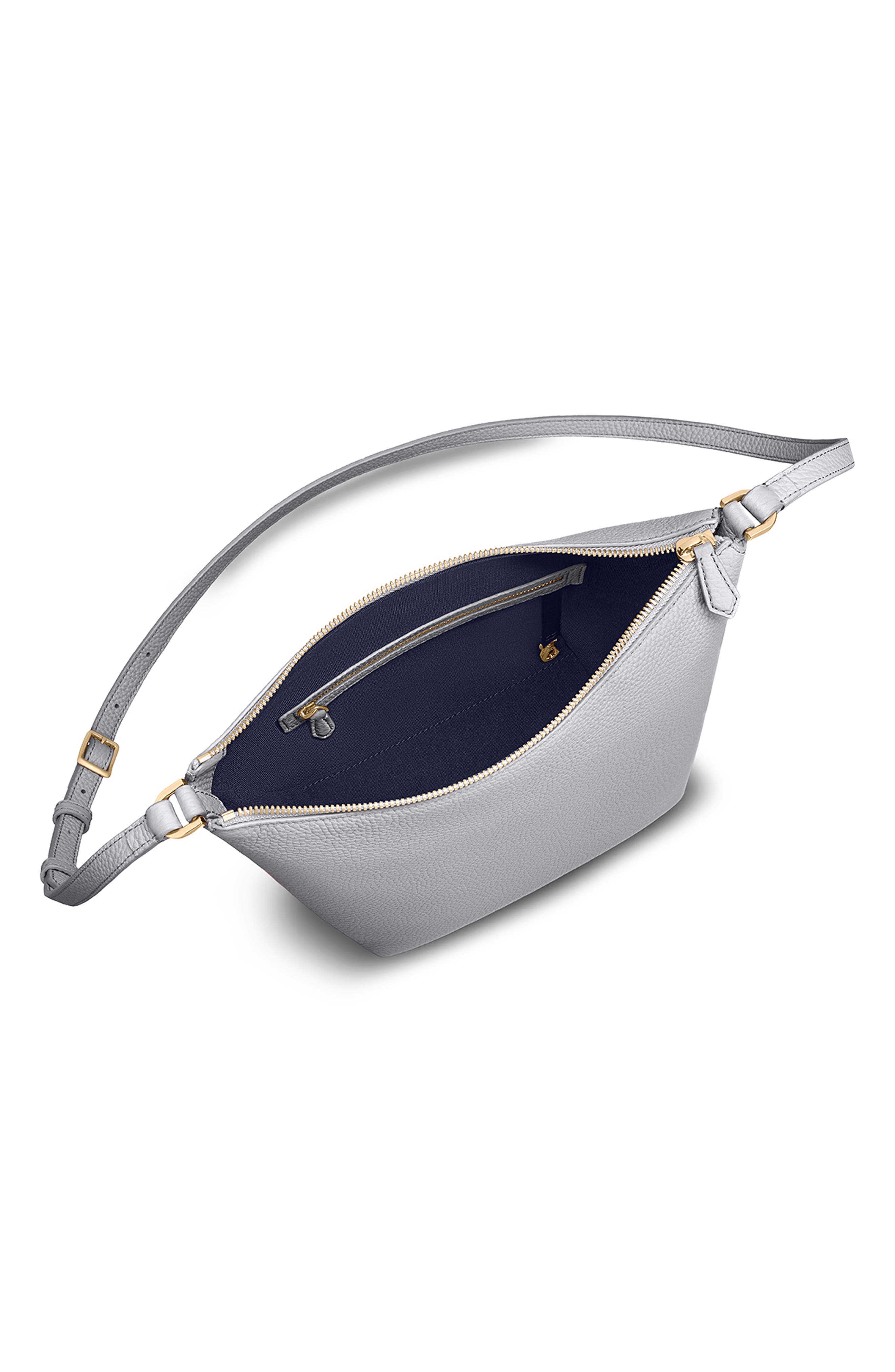 MAISON de SABRÉ The Zipped Bucket Bag, Alternate, color, Dove Grey