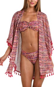 Sunshine 79 Pointelle Tassel Cover-Up