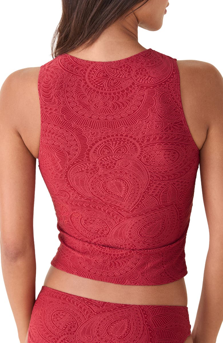 Andie The Malibu Tankini Top, Alternate, color, 