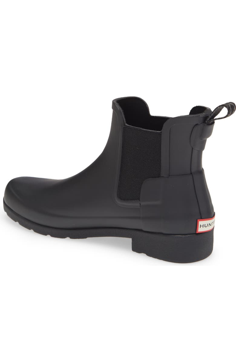 Hunter Refined Waterproof Chelsea Boot, Alternate, color,