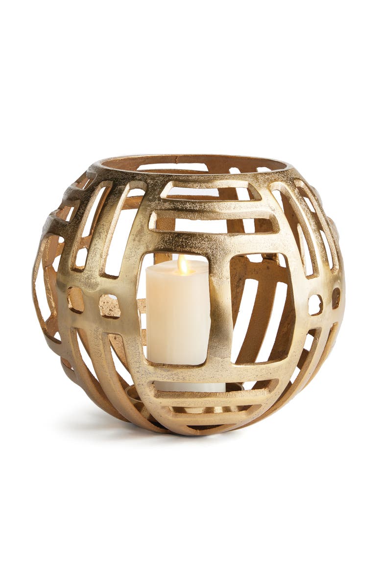 Napa Home & Garden Cecil Hurricane Large, Main, color, Gold