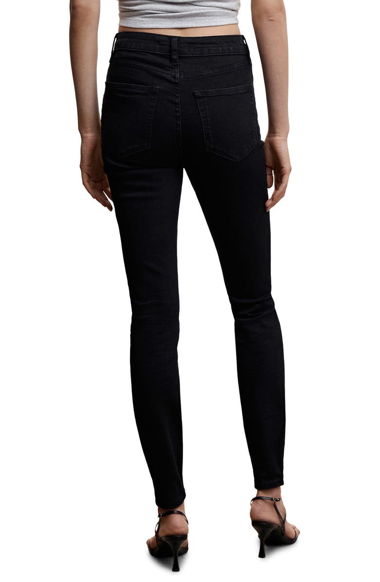 MANGO High Waist Skinny Jeans, Alternate, color, 