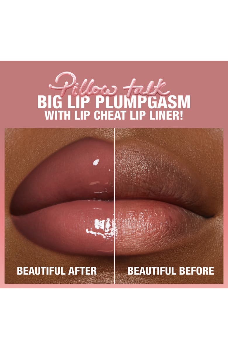 Charlotte Tilbury Pillow Talk Big Lip Plumpgasm Plumping Lip Gloss, Alternate, color, Medium/ Deep