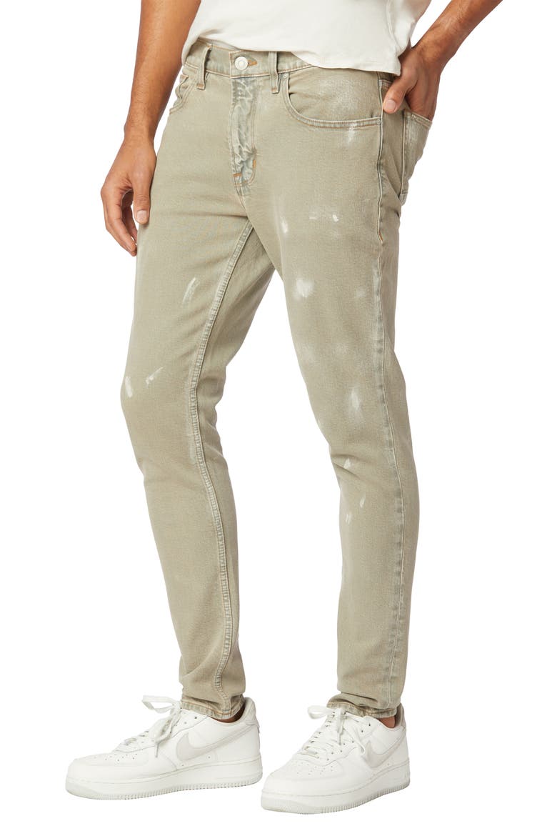 Zack Distressed Skinny Fit Jeans, Alternate, color, SCRAPED PAINT