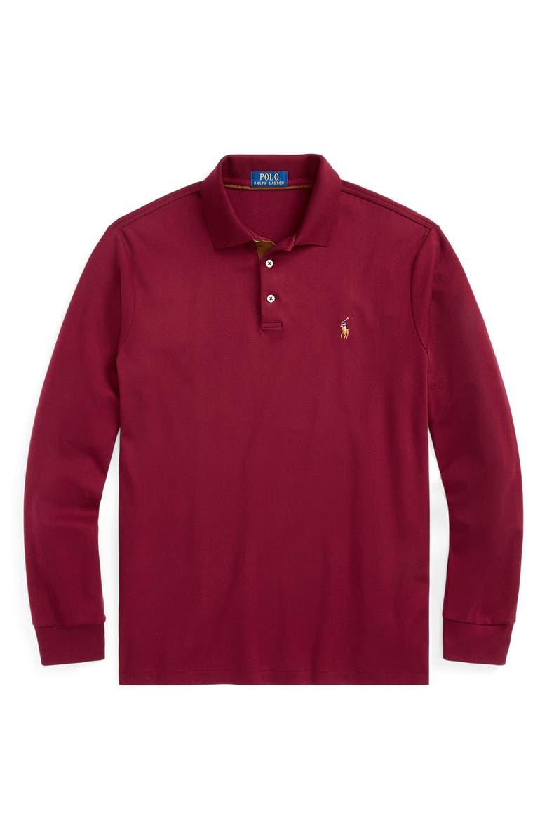 Polo Ralph Lauren Long Sleeve Cotton Jersey Polo, Alternate, color, 