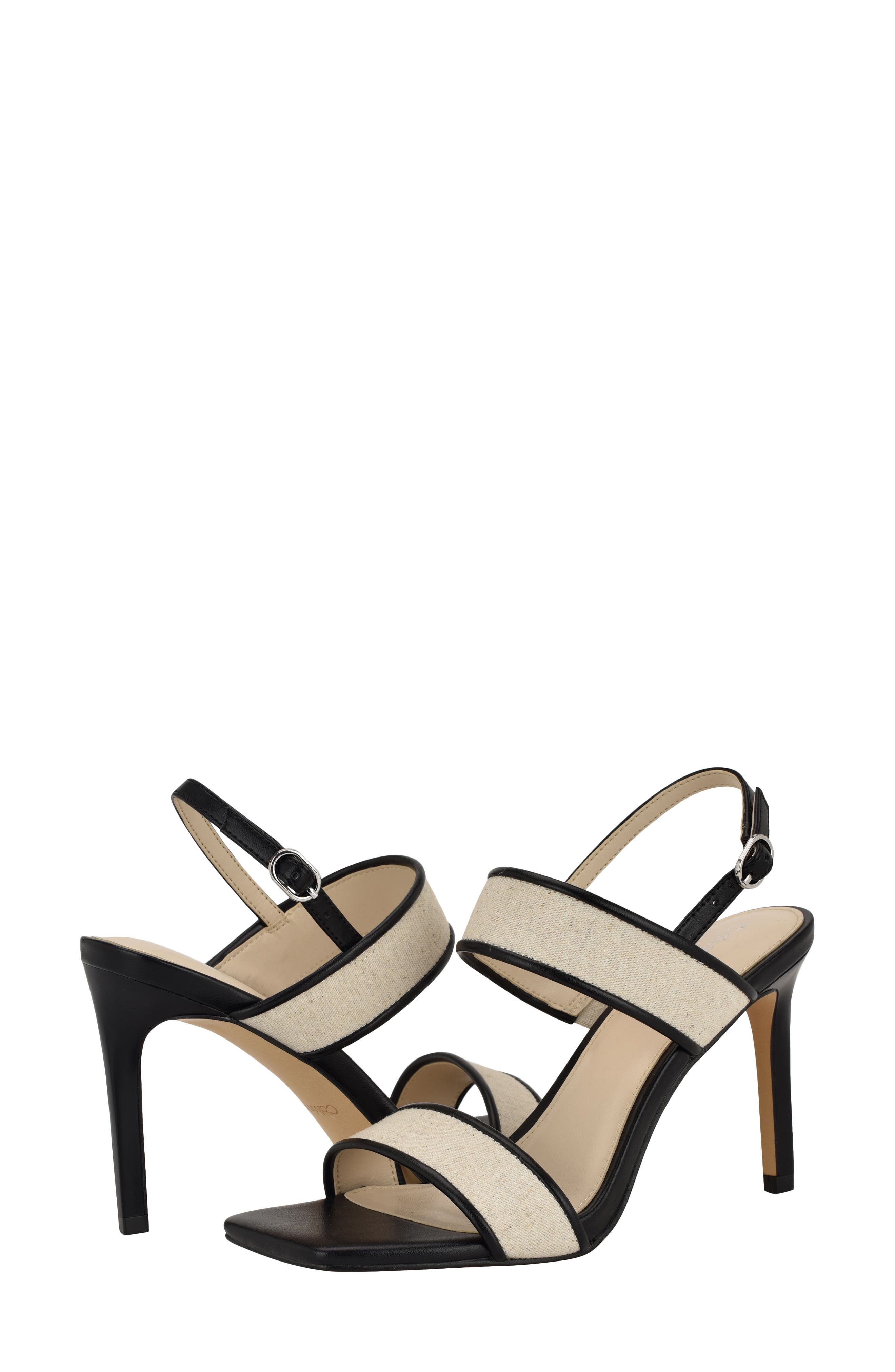 Calvin Klein Amour Slingback Sandal, Alternate, color, Medium Natural
