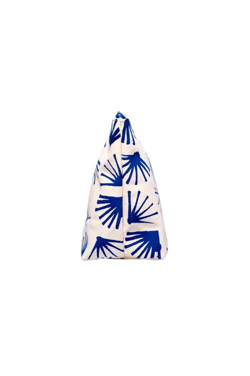 Dance Happy Ginkgo Cosmetic Bag In Navy