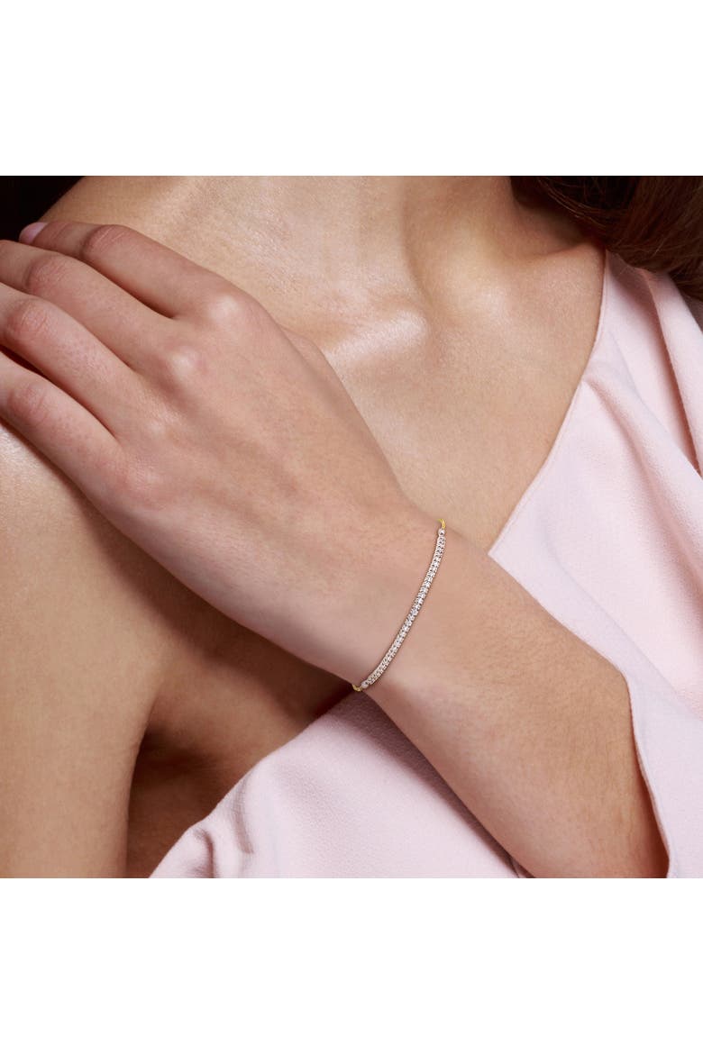 Diamond Adjustable Bolo Bracelet 14k, Alternate, color, 14k Yellow Gold