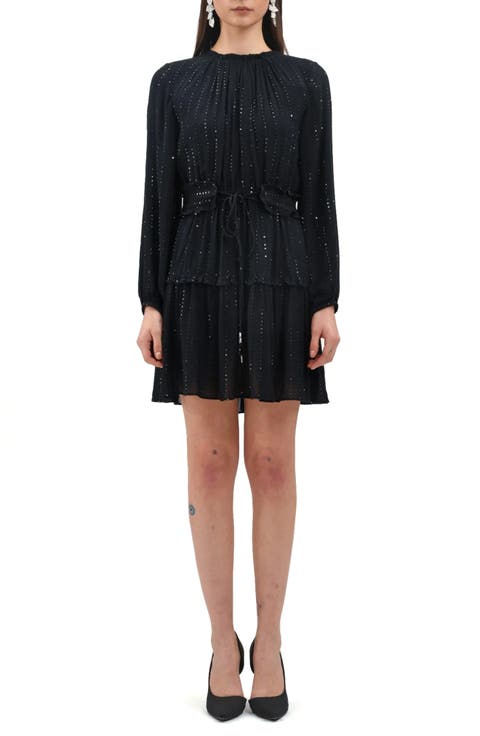 Starlight Long Sleeve Minidress