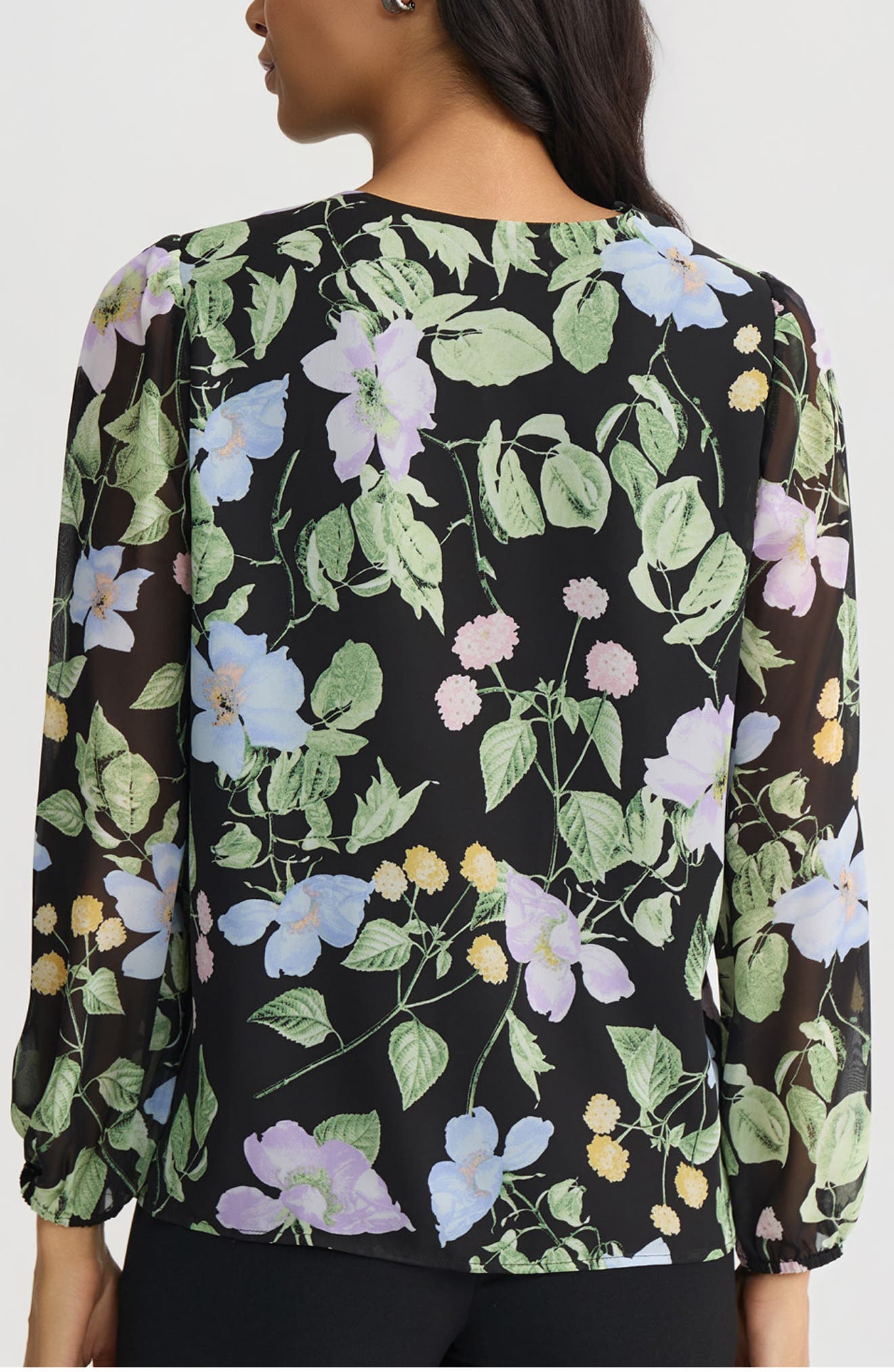 Floral Print Ruffle Shirt - image 2