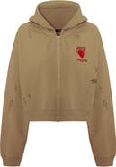 PCFG Cotton Destroyed Zip Up Hoodie