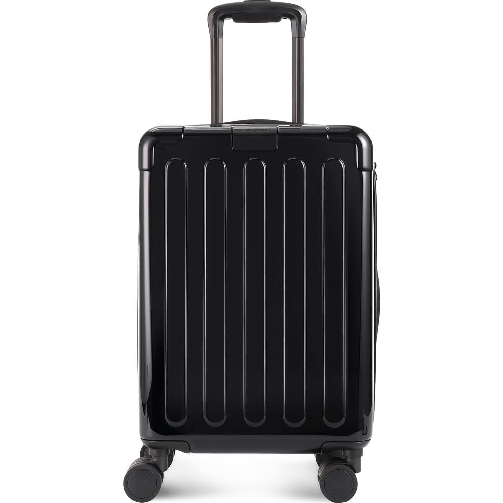 Hedgren Nostos Glossy Spinner Carry-On in Nocturne at Nordstrom