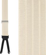 Trafalgar Big and Tall Jefferson Brushed Pinstripe Elastic Formal End Suspenders