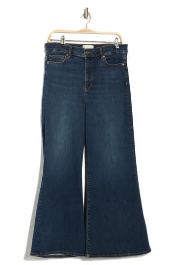 Shop Frame Le Palazzo Crop Wide Leg Jeans