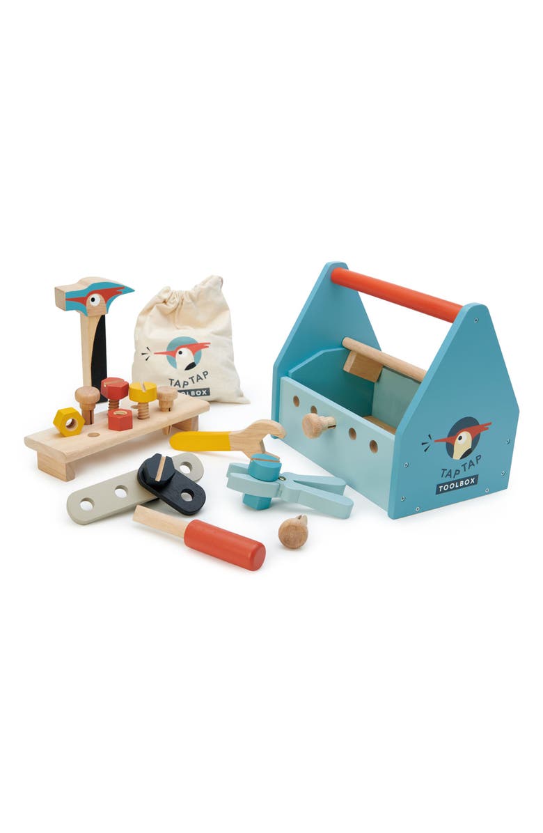 Tender Leaf Toys Tap Tap Tool Box, Alternate, color, Multi
