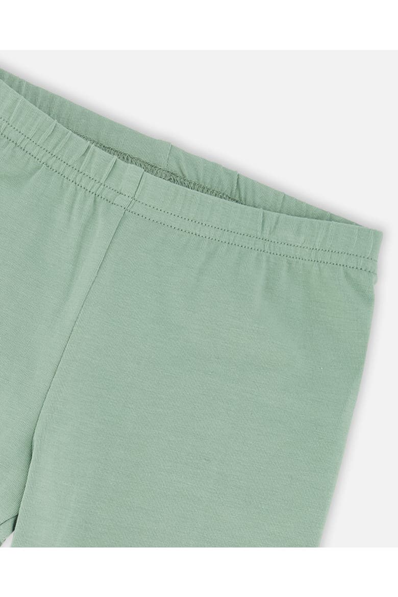 Organic Cotton Jersey Slit Fit Leggings, Alternate, color, Sage Green