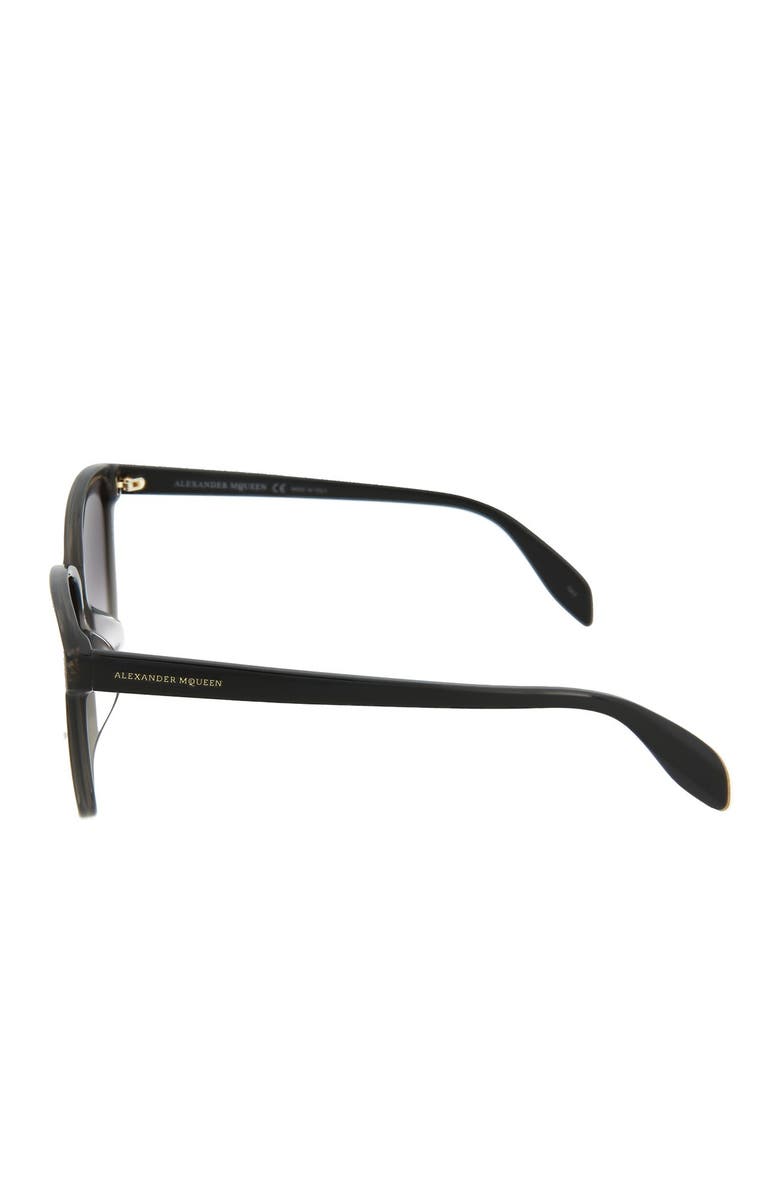 McQueen 57mm Oversized Sunglasses, Alternate, color,