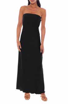 bebe Strapless Maxi Dress