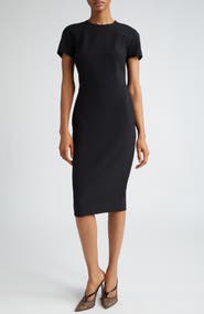 Victoria Beckham Crepe Sheath Dress