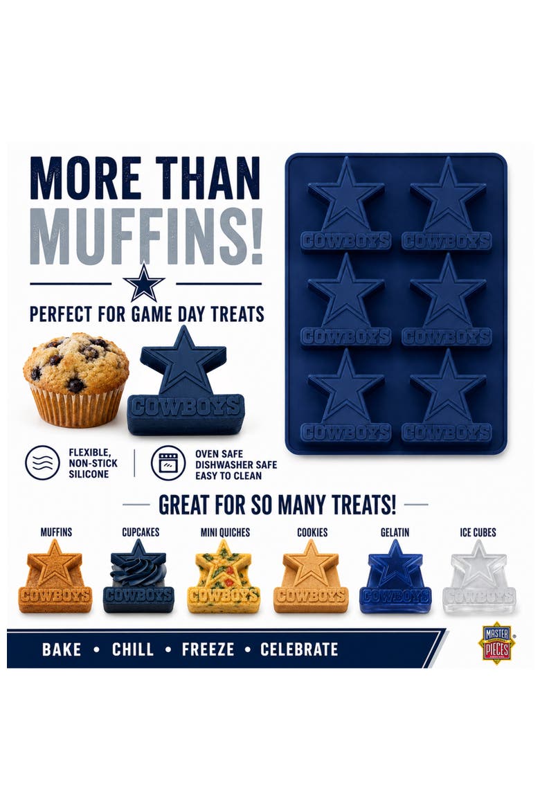 Dallas Cowboys Muffin Pan, Alternate, color, Multicolor