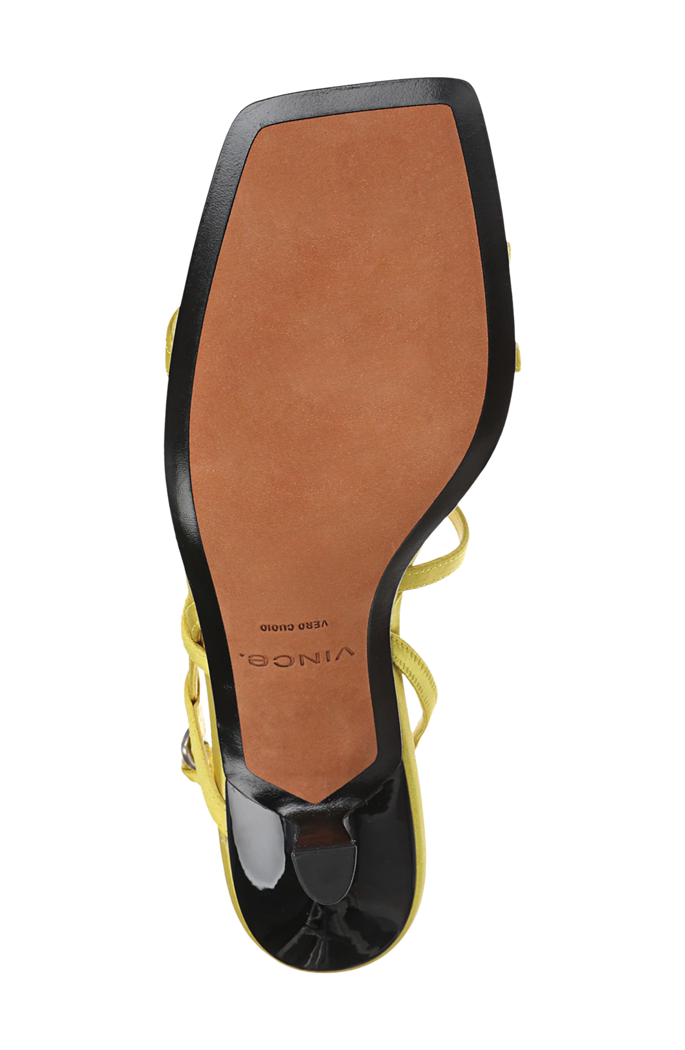 Tania Satin Slingback Sandal, Alternate, color, CITRINE