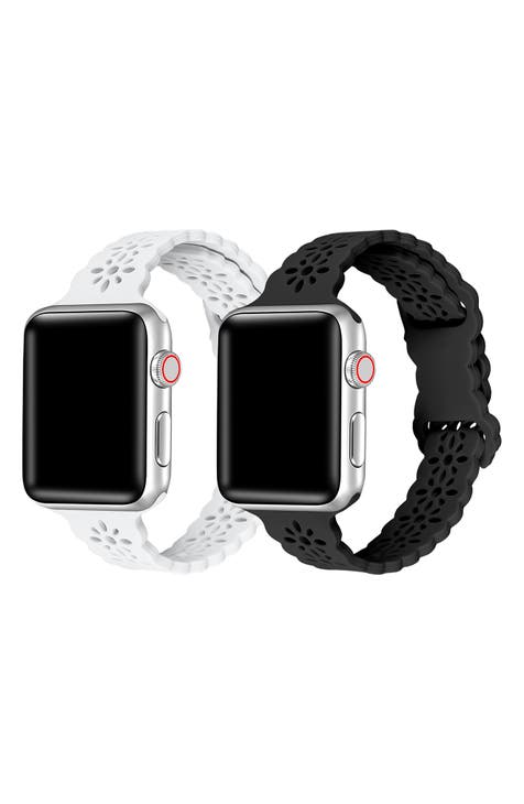 Silicone Sport Apple Watch Band - Set of 2