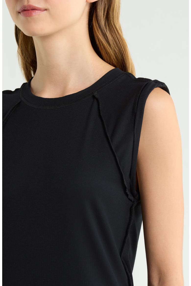 Love My Twist Muscle Tee, Alternate, color, BLACK