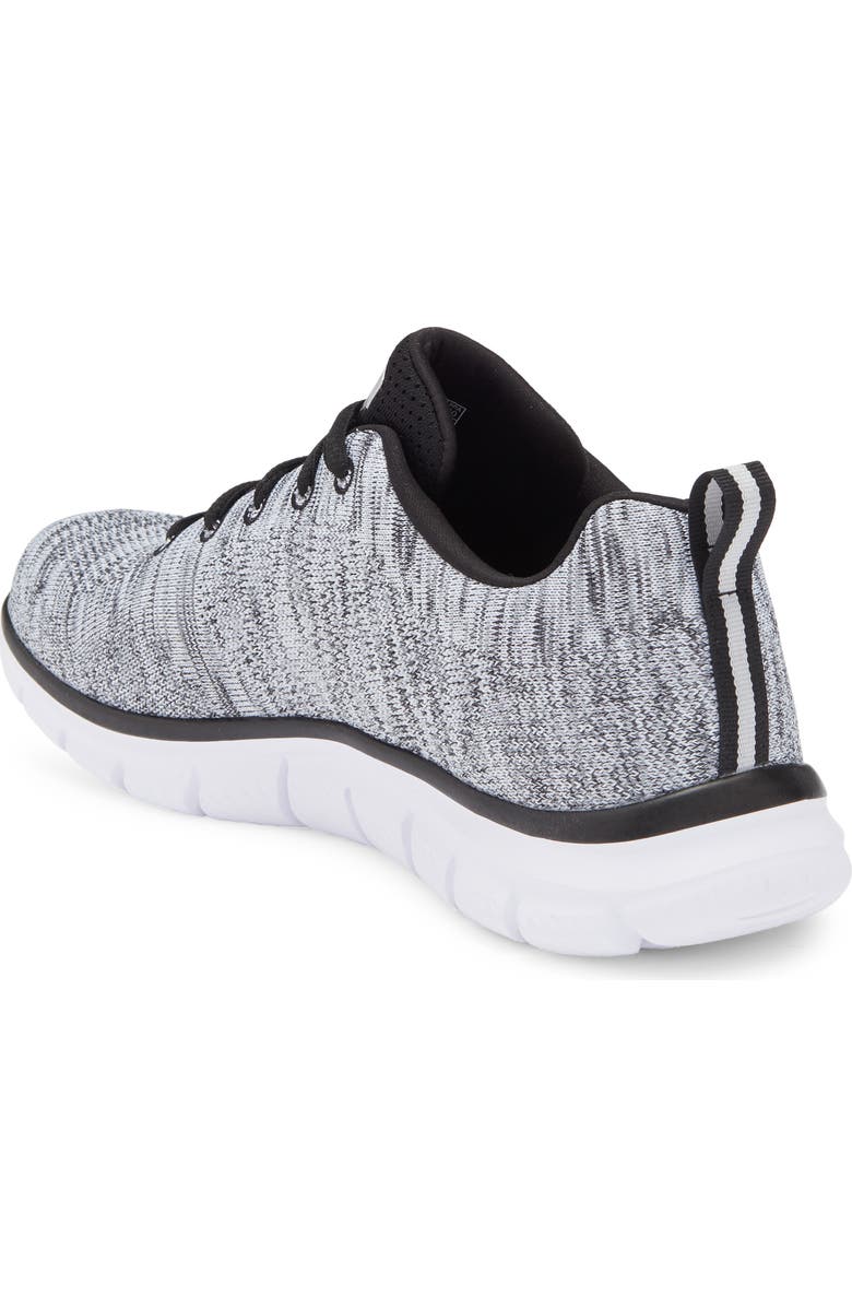 SKECHERS Track Knit Sneaker, Alternate, color, White/ Black