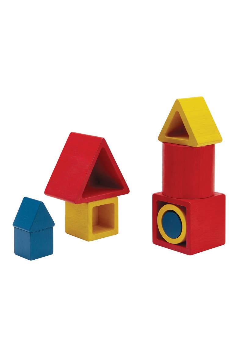 Nesting Puzzle, Alternate, color, RED MULTI