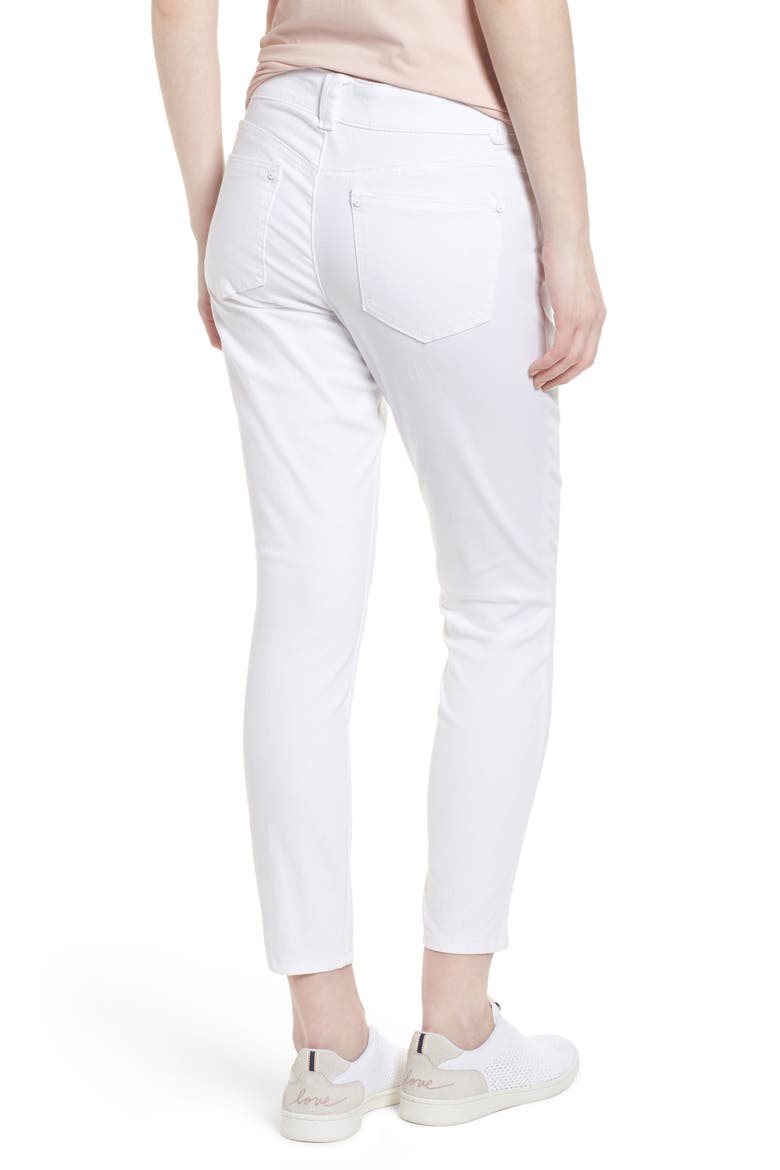 Ab-Solution Ankle Skimmer Jeans (Nordstrom Exclusive), Alternate, color, OPW- OPTIC WHITE