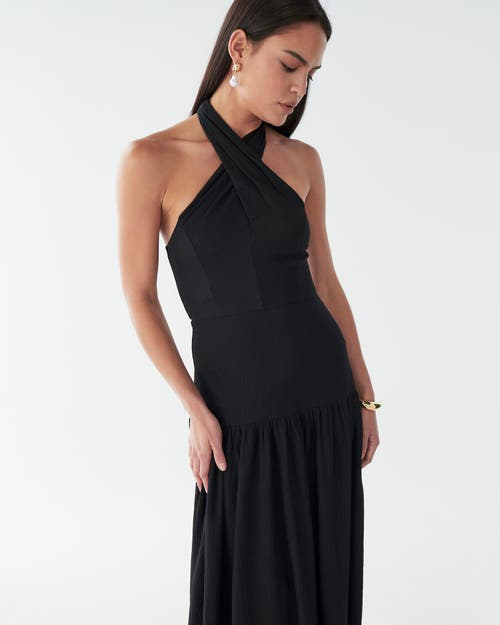 Bwldr Harvi Midi Dress In Black
