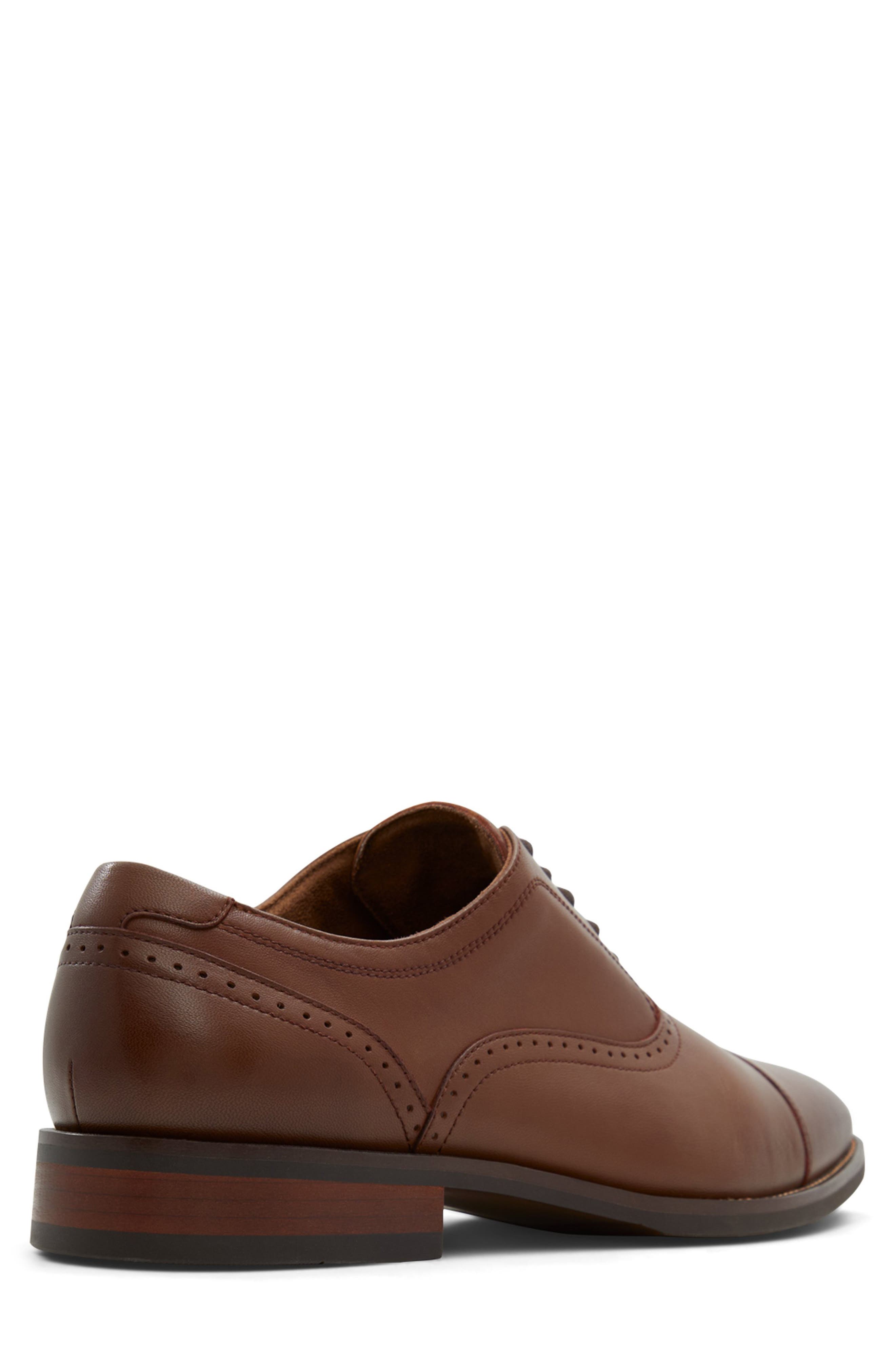 ALDO Ayton Cap Toe Oxford, Alternate, color, Cognac