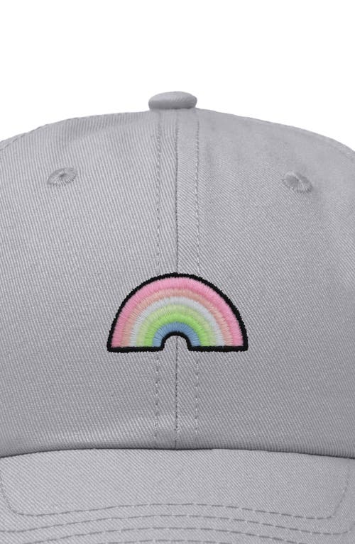 Dalix Rainbow Hat In Gray