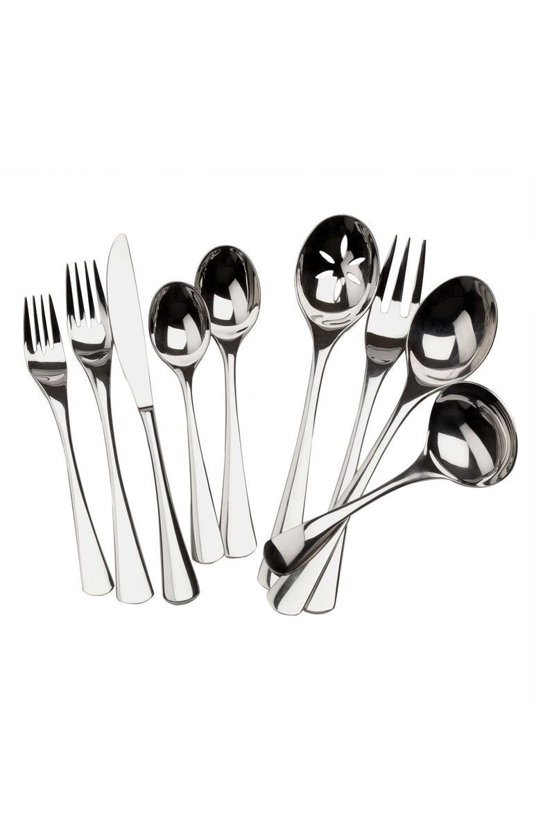 Ginkgo Flatware Mariko 44-Piece Flatware Set, Main, color, 