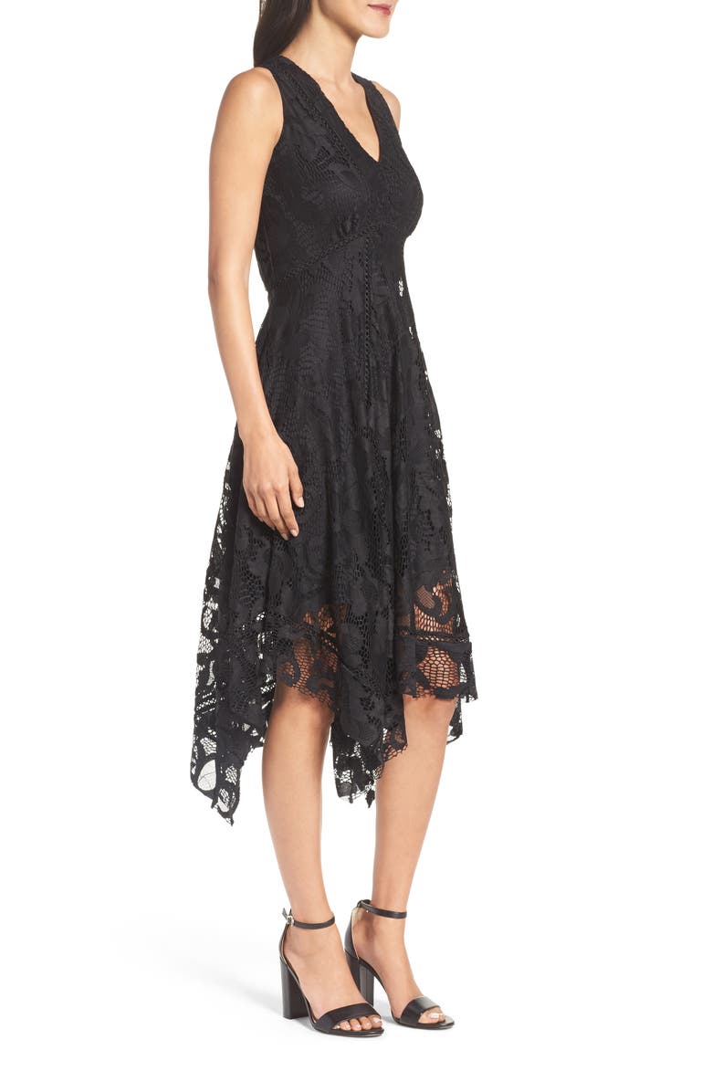 Taylor Dresses Lace Fit & Flare Dress, Alternate, color,