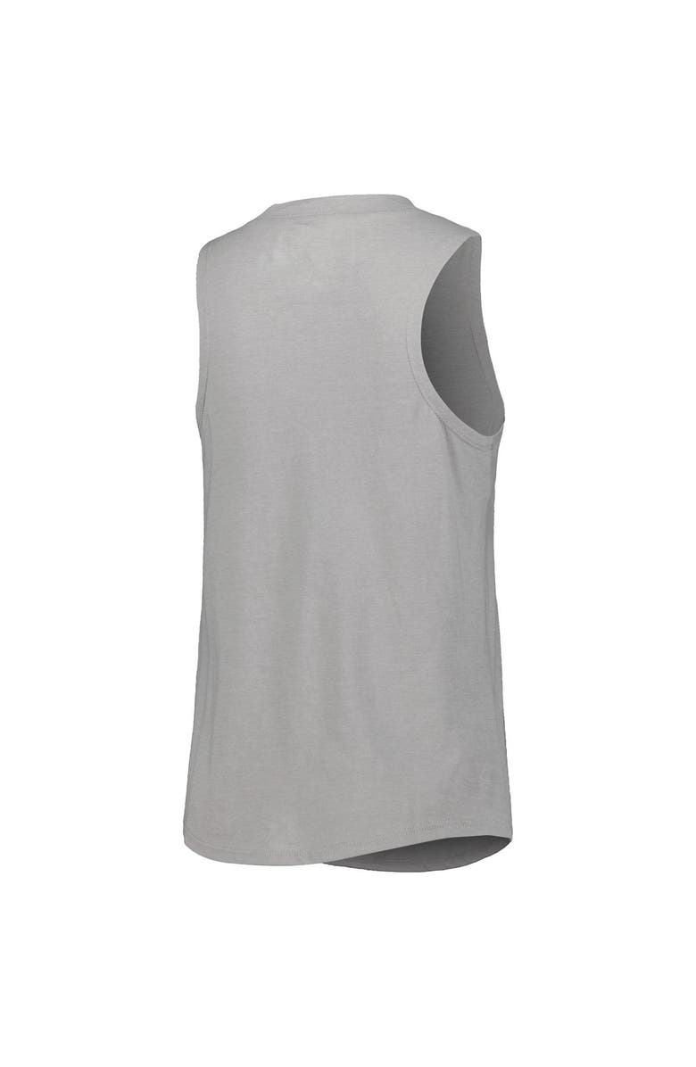 CONCEPTS SPORT Women's Concepts Sport Heather Black/Heather Gray Chicago White Sox Wordmark Meter Muscle Tank Top & Pants Sleep Set, Alternate, color, Black