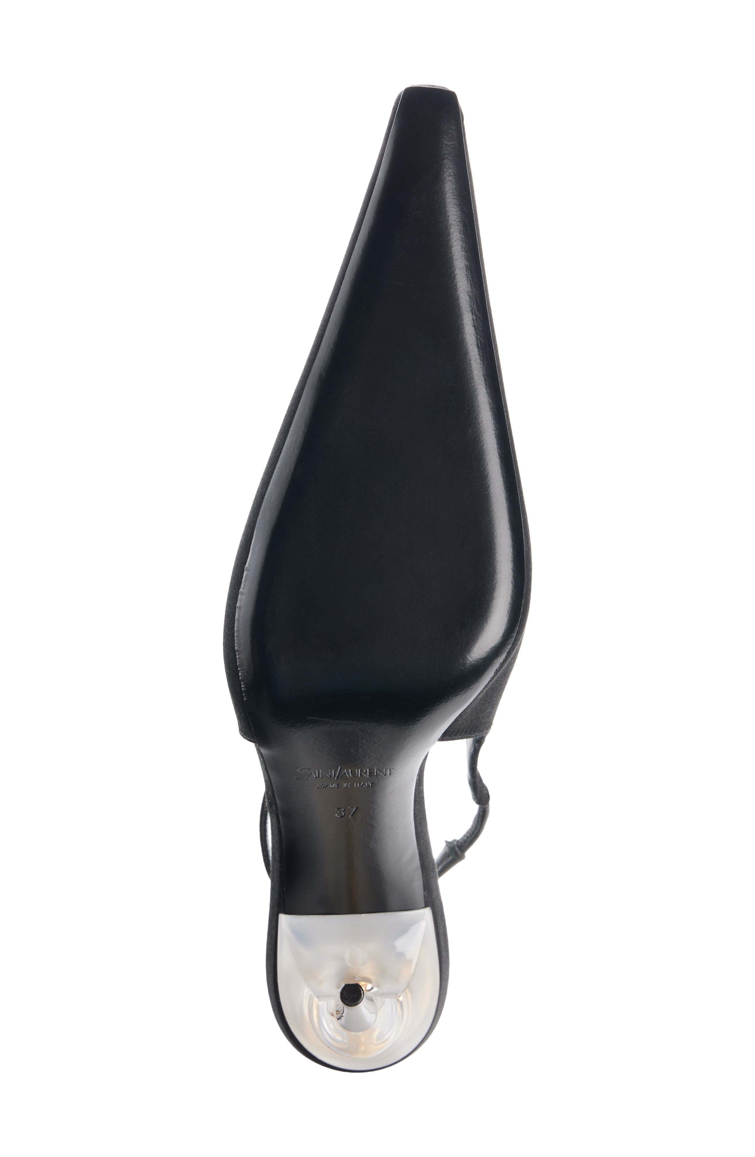 Goya Slingback Pump, Alternate, color, NOIR