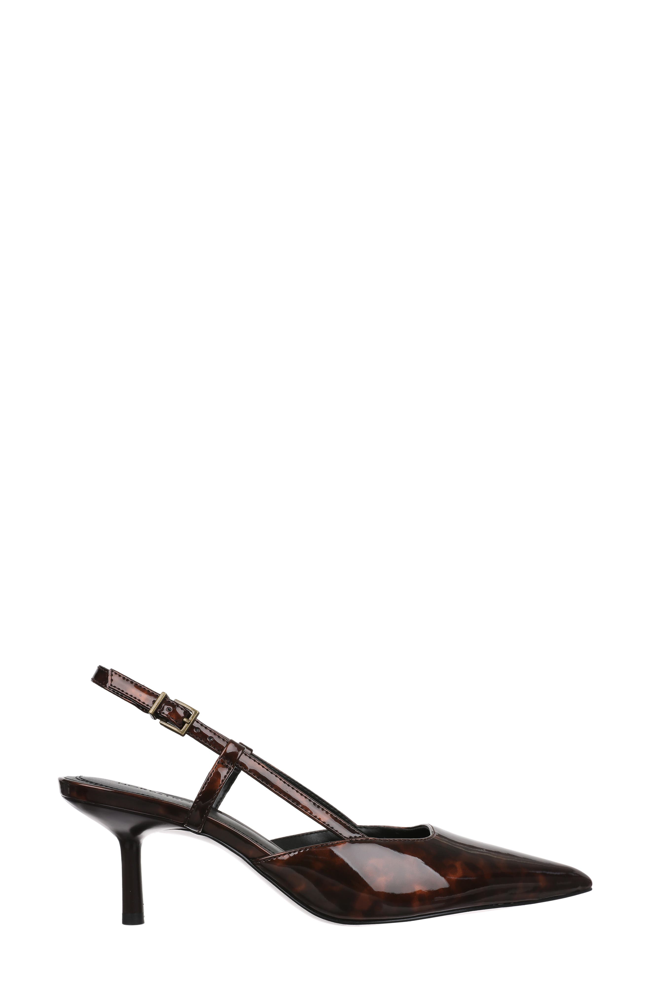 Lana Pointed Toe Slingback Pump, Alternate, color, BROWN TORTOISE
