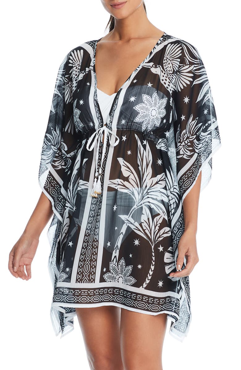 BLEU by Rod Beattie Cover-Up Caftan, Alternate, color,