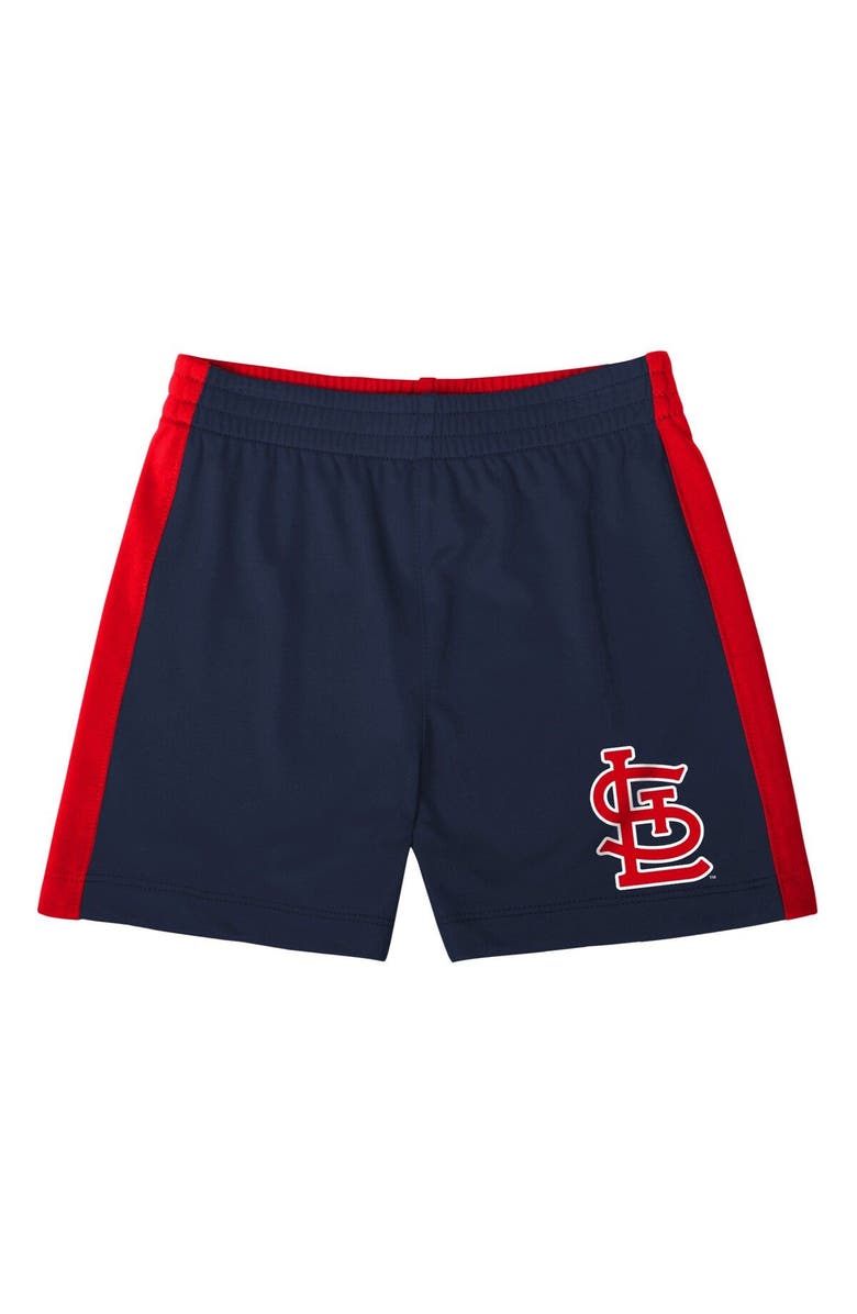 Outerstuff Infant Red/Navy St. Louis Cardinals Stealing Homebase 2.0 T-Shirt & Shorts Set, Alternate, color, 