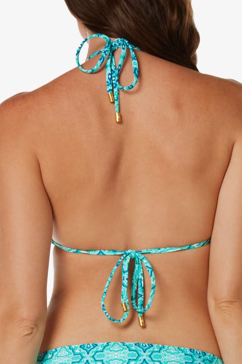 Helen Jon String Bikini Top In Marbella Tile