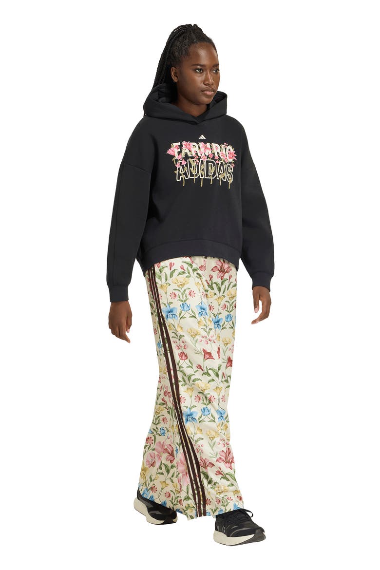 FARM Rio Wide Leg Track Pants, Alternate, color, ECRU TINT/ BROWN/ GREEN