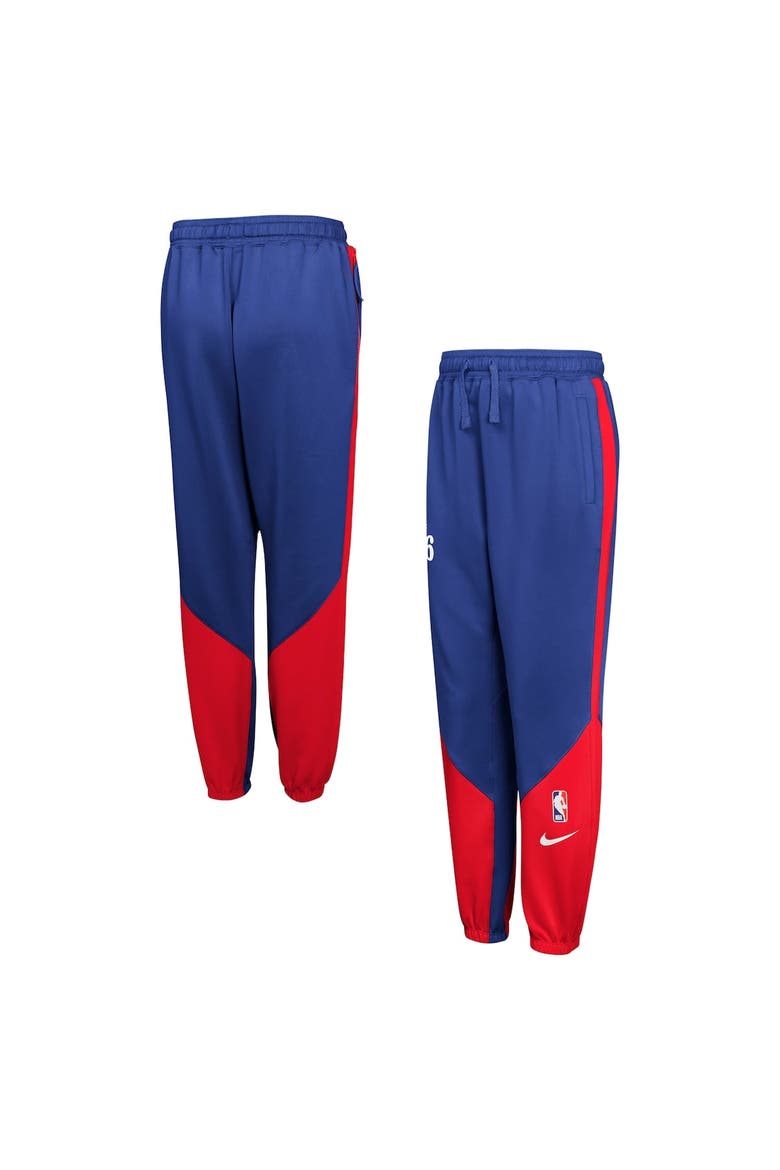 Youth Nike Royal Philadelphia 76ers 2024/25 Authentic Showtime Pants, Alternate, color, Royal