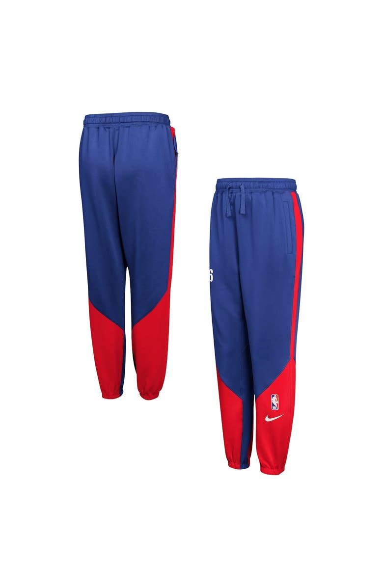 Nike Youth Nike Royal Philadelphia 76ers 2024/25 Authentic Showtime Pants, Alternate, color, Royal