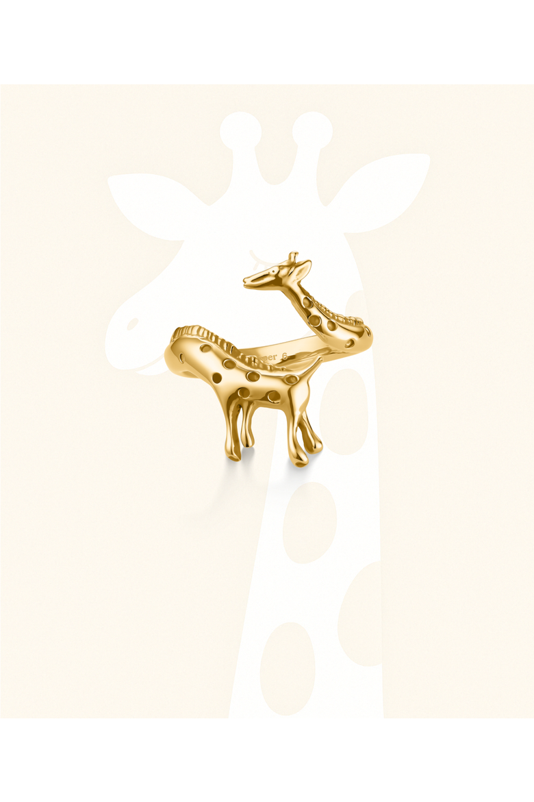 Giraffe Ring, Main, color, Gold