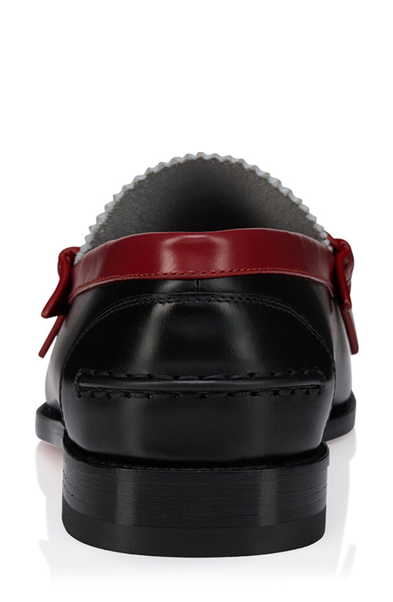 The Plato Leather Loafer, Alternate, color, CM47 VERSION BLACK